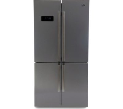 BEKO GN1416221ZX American-Style Fridge Freezer - Stainless Steel
